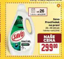 Billa Savo prací prostředek nabídka