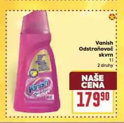 Billa Vanish gelový odstraňovač skvrn nabídka