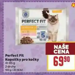 Billa Perfect fit granule pro kočky nabídka