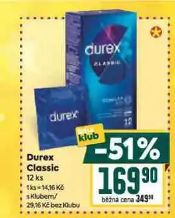 Billa Durex classic nabídka