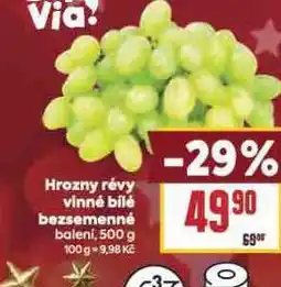 Billa Hrozny révy vinné bílé nabídka