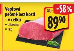 Albert Vepřová pečeně bez kosti nabídka