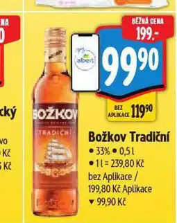 Albert Božkov tradiční nabídka