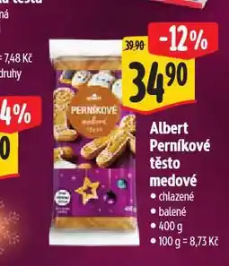 Albert Perníkové těsto medové nabídka