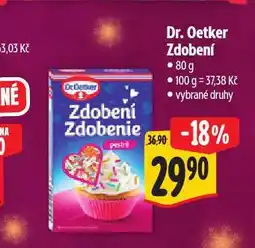 Albert Dr. oetker zdobení nabídka