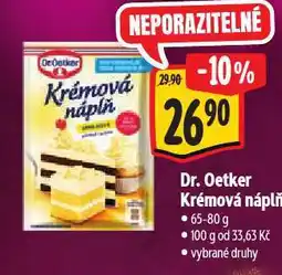 Albert Dr. oetker krémová náplň nabídka