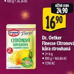 Albert Dr. oetker finesse citronová kůra strouhaná nabídka