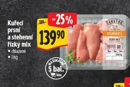 Albert Kuřecí prsní a stehenní řízky mix nabídka