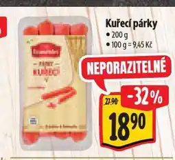 Albert Kuřecí párky nabídka