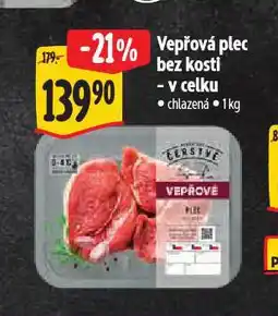 Albert Vepřová plec bez kosti nabídka