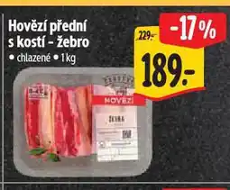 Albert Hovězí přední s kostí - žebro nabídka