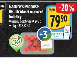 Albert Bio drůbeží masové kuličky nabídka