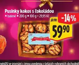 Albert Pusinky kokos s čokoládou nabídka
