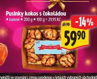 Albert Pusinky kokos s čokoládou nabídka
