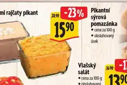 Albert Pikantní sýrová pomazánka nabídka