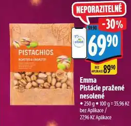 Albert Emma pistácie pražené nesolené nabídka