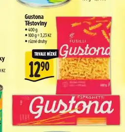 Albert Gustona těstoviny nabídka