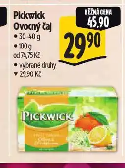 Albert Pickwick ovocný čaj nabídka