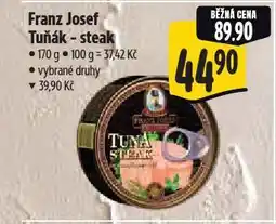 Albert Franz josef tuňák steak nabídka
