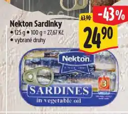 Albert Nekton sardinky nabídka