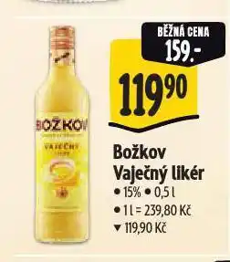 Albert Božkov vaječný likér nabídka