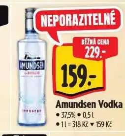 Albert Amundsen vodka nabídka