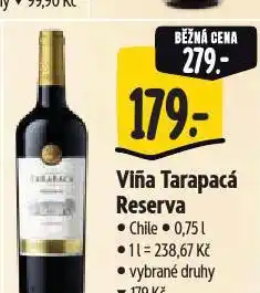 Albert Vina tarapacá reserva nabídka