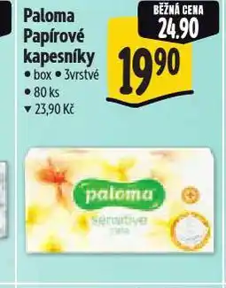 Albert Paloma papírové kapesníky nabídka