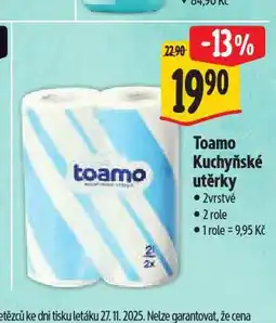 Albert Toamo kuchyňské utěrky nabídka