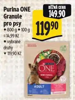 Albert Purina one granule pro psy nabídka