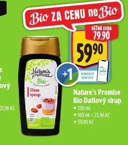 Albert Bio datlový sirup nabídka