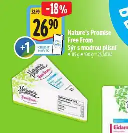 Albert Free from sýr s modrou plísní nabídka