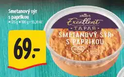 Albert Smetanový sýr s paprikou nabídka