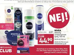 Rossmann Nivea antiperspirant nabídka