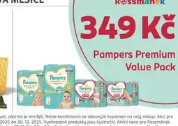 Rossmann Pampers dětské plenky nabídka