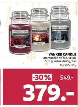 Rossmann Yankee candle aromatická svíčka nabídka