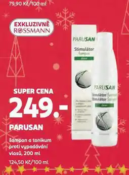 Rossmann Parusan šampon nabídka