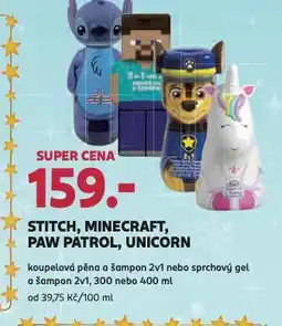 Rossmann Unicorn sprchový gel a šampon nabídka