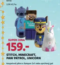 Rossmann Minecraft koupelová pěna a šampon nabídka