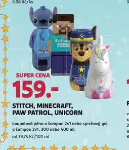 Rossmann Paw patrol koupelová pěna a šampon nabídka