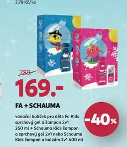 Rossmann Fa + schauma vánoční balíček nabídka