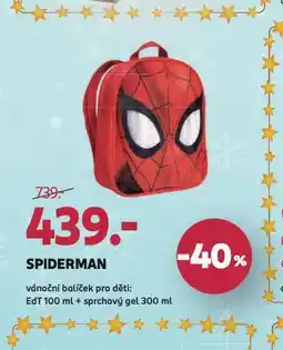 Rossmann Spiderman vánoční balíček pro děti nabídka
