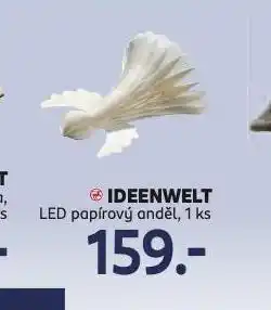 Rossmann Led papírový anděl nabídka