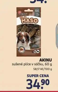 Rossmann Akinu sušené plíce v sáčku nabídka