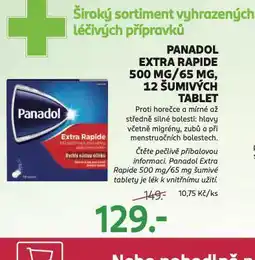 Rossmann Panadol extra rapid nabídka