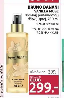 Rossmann Bruno banani vanilla muse nabídka