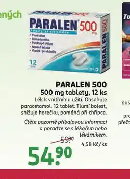 Rossmann Paralen 500 nabídka