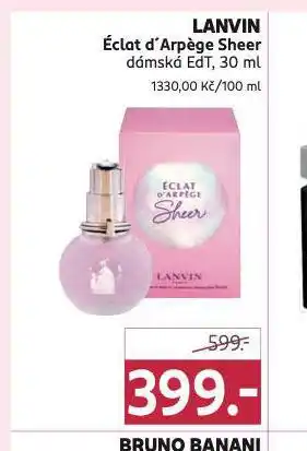 Rossmann Lanvin eclat d´arpege sheer nabídka