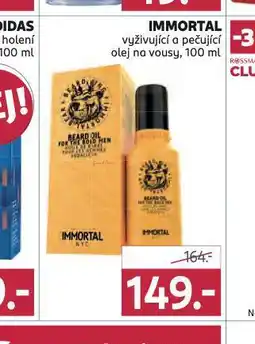Rossmann Immortal vyživujácí a pečující olej na vousy nabídka