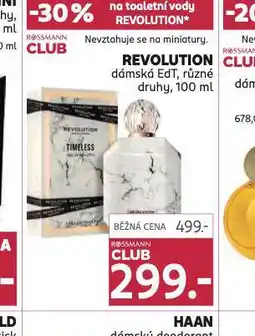 Rossmann Revolution dámská edt nabídka